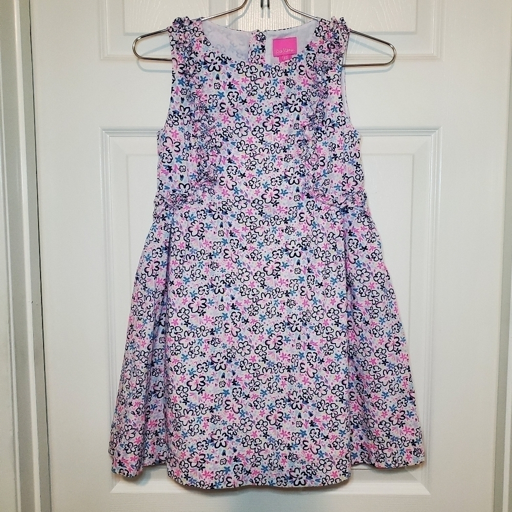 Lilly Pulitzer Amia Ditsy Floral Dress Sz 12